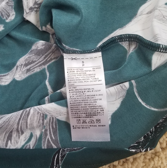 NWOT Banana Republic Sz Small High Neck Blouse - Picture 6 of 6